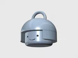 Sumo Head Keychain