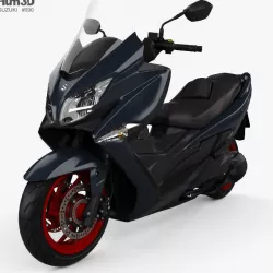 Suzuki Burgman 400 2017 3D model
