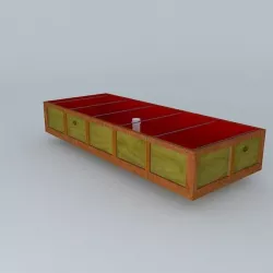 System Aquaponico 05 Aquaponics Growing Beira Mar Bed Plywood 3D model