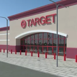 Target with Parkinglot 3D model