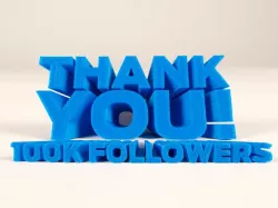 Thank You [MakerBot PrintShop]