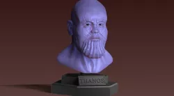 thanos bust 3D model