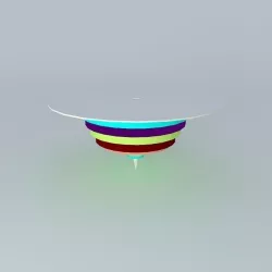 The Umbrella House 3D model