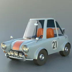 Toon Gulf Racer 3D model