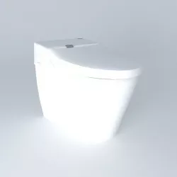 Toto tankless toilet 3D model
