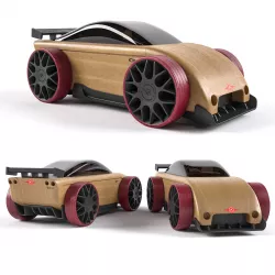 Toy car Automoblox C9R 3D model