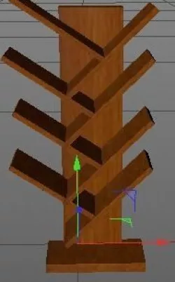 Tree book shelf 3D model