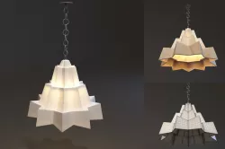 Triangle Lamp 3D model