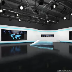 TV Studio 3D model