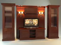 TV Wall 3D model