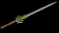 Two handed sword Low-poly  3D model
