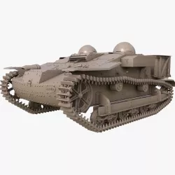 UE Tractor Clay Mentalray 3D model