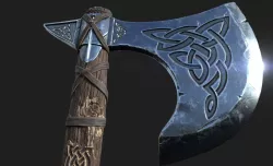 Viking axe 3D model