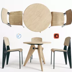 Vitra Dining Table 3D model