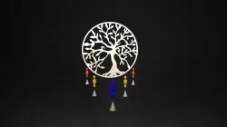 Wind Chime 3D model