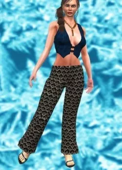 Womens pants 3D model