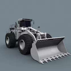 Your Mining loader - 3d animated loader model 3D model