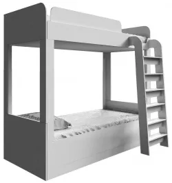 2 bunk bed 3D model