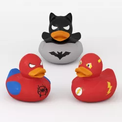 3 ducks of comics hero 3D model