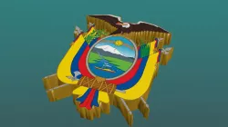 3D Coat of Arms of Ecuador in Blender Blender Cycles and 3ds Max 3D model