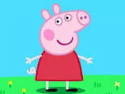 3d realistic Peppa pig head