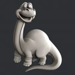 3d STL models for CNC router Dinosaur kids 3D model