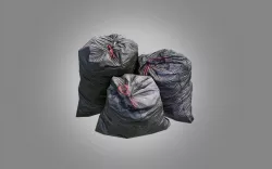 4 Trash Bag Bundle Low-poly  3D model
