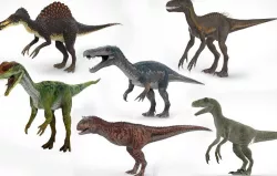 6 Dinosaurs Models Low-poly  3D model