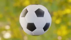 A soccer ball 3D model