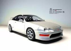 Acura Integra 2001  3D model