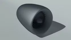 Aircraft Engine 3D model