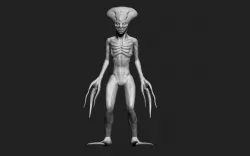 alien 3D model