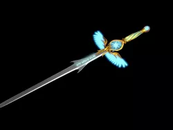 Angel sword Low-poly  3D model