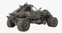 Apocalyptic Truck 002 3D model