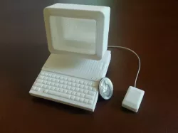 Apple IIc - 1/4 scale