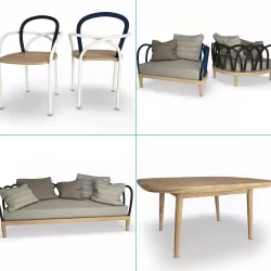 Arc Furniture Collection Unopiu 3D model