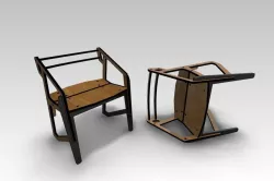 Armchair 3D model