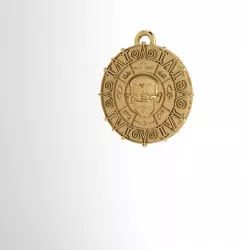 Aztec coin 3D model