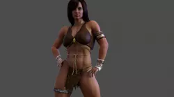Barbarian Woman 3D model