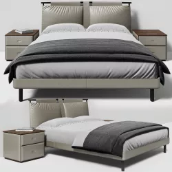 BED POLTRONA FRAU TIMES  3D model