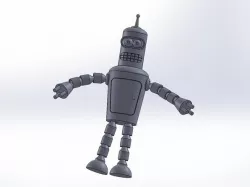 Bender Bending Rodriguez (Solid Works)