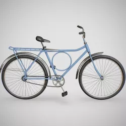 Biycle - Monark Blue Low-poly  3D model