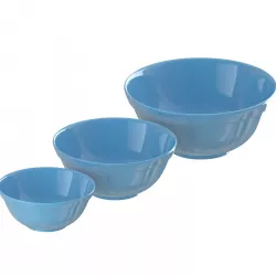 Blue Bowls 3D model
