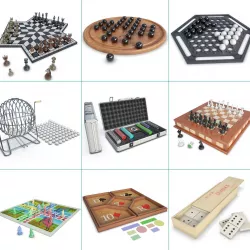 Board Games Collection 3D model