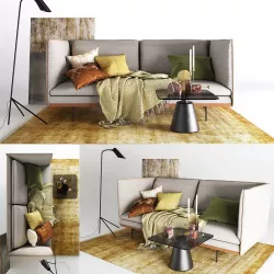 BoConcept Nantes Sofa Set 3D model