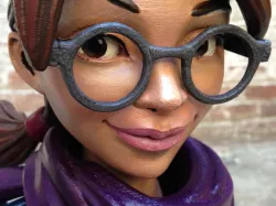 Bold Machines: Margo Main Character Model for The 3D Printed Movie