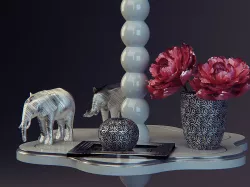 bonne nuit lamp acessories 3D model