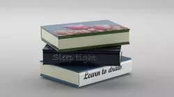 Books 3D model