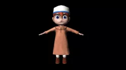 Boy Low poly Model  Low-poly  3D model