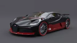 bugatti divo 3D model